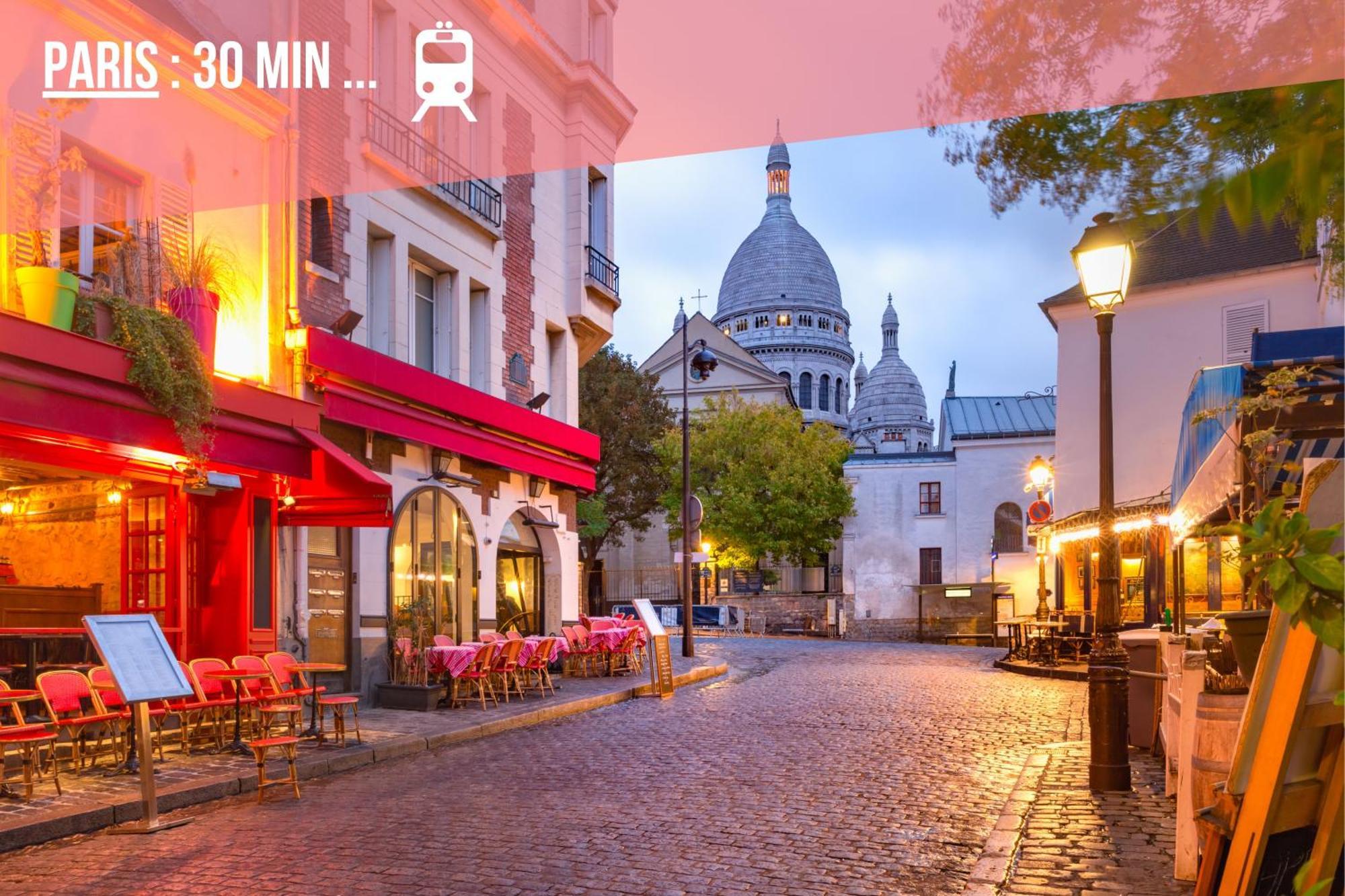 Paris Cocon - Disneyland, Parking, Hypercentre, Train Station Lagny-sur-Marne Bagian luar foto